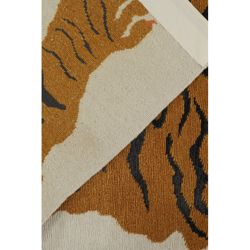Handmade Silk and Wool Area Rug