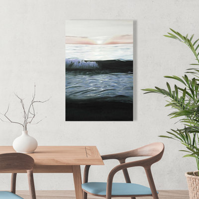 Coucher de soleil désaturé - Toile pour décoration intérieure