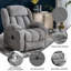 Fauteuil inclinable électrique Chenille avec massage par vibration 8 points et chauffage lombaire, ports USB et Type-C, porte-gobelets en acier inoxydable-1601812895