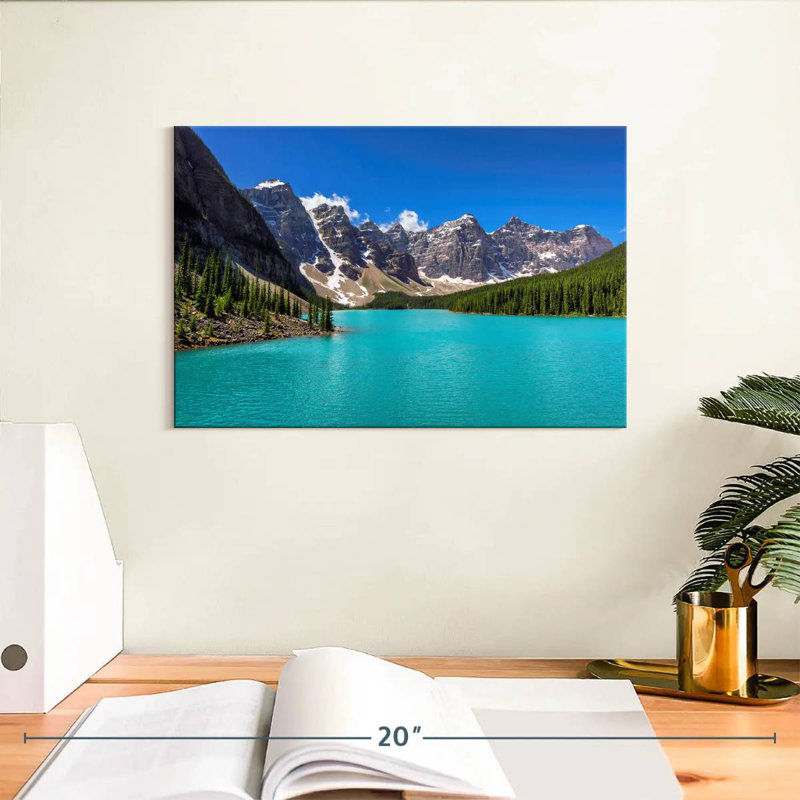 Alvord turquoise, lac Moraine, H 8 po x l 12 po