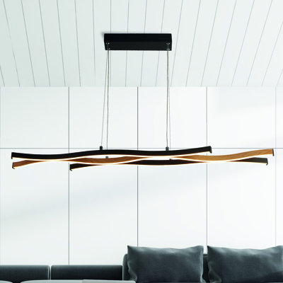 1 - Light Kitchen Island Rectangle LED