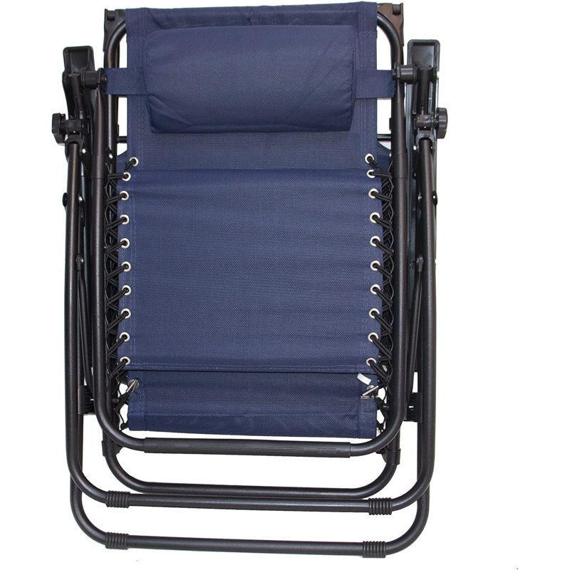 Tamona Folding Recliner Chair, Blue