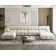 Cylar 138.6'' Wide Velvet Reversible Modular Sofa & Chaise with Ottoman