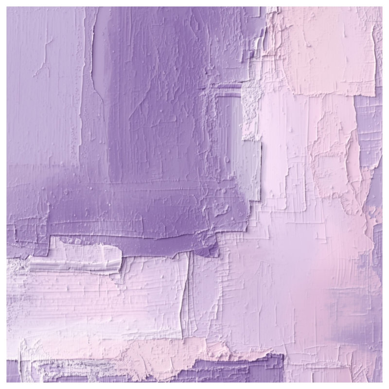 Couvertures texturées à motif abstrait mauve, L 60 po x H 80 po