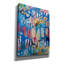 Toile épique Graffiti «Crazy Abstract Gardens No. 11» par Lindsey McAlister, art mural 12 po x 16 po