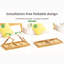 Table de bureau pour ordinateur portable réglable en bambou - pliable, poste de travail portatif pour lit ou canapé - 4 angles d'inclinaison, réglable en hauteur, idéal pour lire, écrire, manger ou travailler - pieds pliables