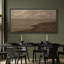 «Calm Coastal Shoreline Cloudy Moody Seascape», reproduction d'art sur toile encadrée dans la chambre principale-484871286-484871247
