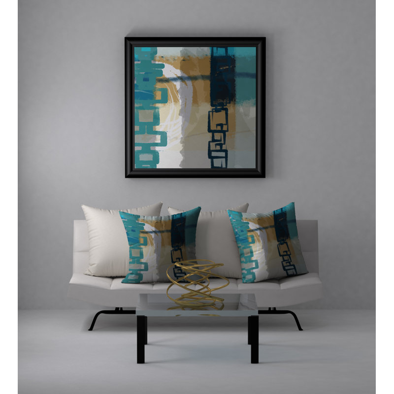 Coussin décoratif carrée ravissant, 20 po x 20 po