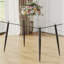 Dining Table With Tempered Glass Table Top