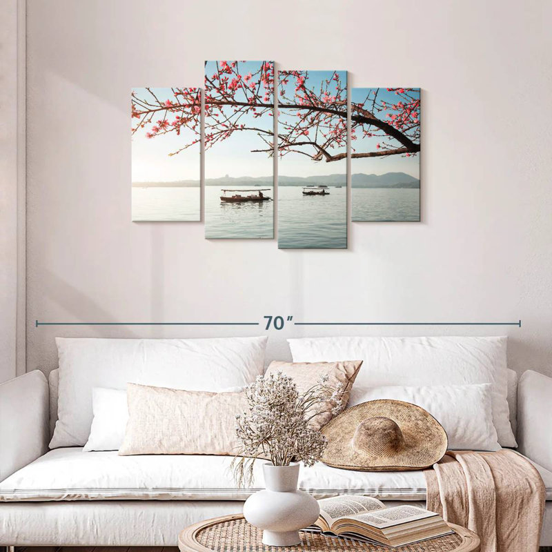 Alvord West Lake In Spring, 27" H x 43" W