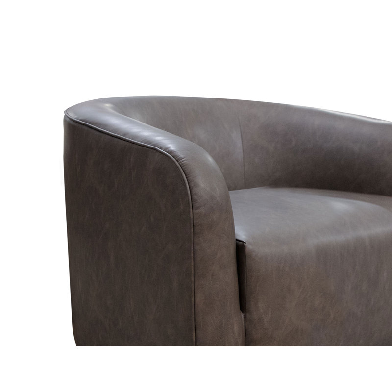 Fauteuil Bedfordshire, Similicuir hickory