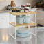 Ensemble de 2 organisateurs de tablettes extensibles, comptoir de cuisine et support à épices pour garde-manger et armoire-1323643092-1336155205