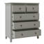 Commode 5 tiroirs en bois massif-2123520907