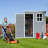 5Ft X 3Ft Resin Outdoor Storage Shed Plastic Garden Sheds With Floor And Lockable Door-118091682