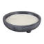 Bougie parfumée ronde au citron Freelon pour décor de salon - Décoration en céramique patinée pour chambre à coucher, table basse ou bibliothèque - 12 po