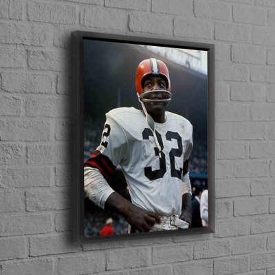 Jim NFL Player Motivational Canvas Art Perfect for Man Cave or Sport Wall Decor