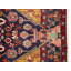 Purple-navy Tribal 4X8 Hamedan Oriental Area Rug
