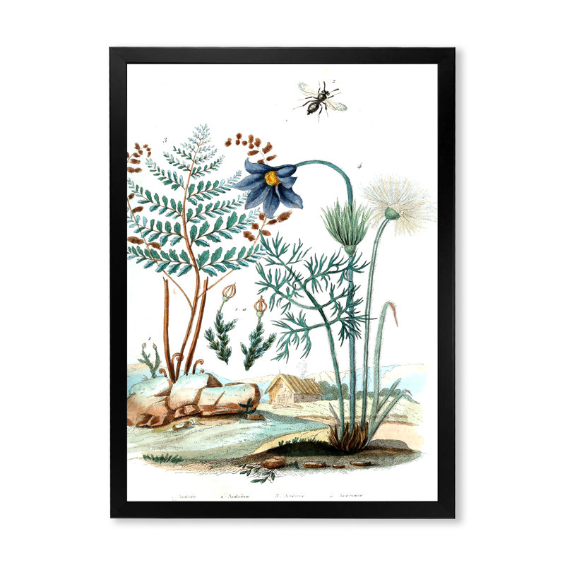 Anciens animaux de campagne rétro - peinture sur toile, Cadre photo noir, H 32 po x l 16 po x P 1 po