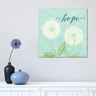 Dandelion Wishes II by Noonday Design - Wrapped Canvas Painting