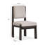 Chaise d'appoint rembourrée Makaylee