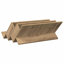 Wood Free Standing Magazine Rack-418295311