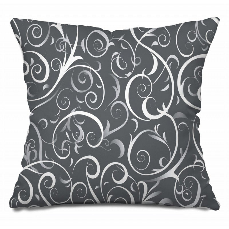    Reversible Throw Pillow, 14"H x 14"W