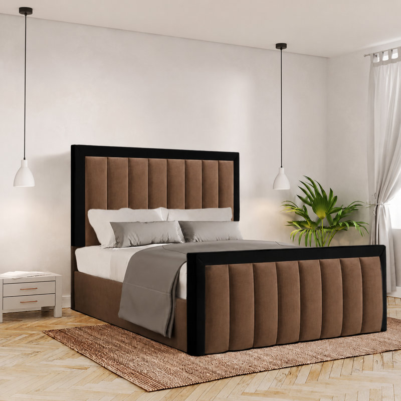 Betson Upholstered Ottoman Storage Bed, Single (3'), Mole