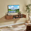 Meuble télé mural de 63 pouces avec rangement ouvert-571492228
