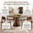 Amberly Modern Dark Walnut Round Solid Wood Dining Table with Unique Base Seats 4/6/8 for Kitchen Living Room, One-step Installation-1155214225