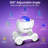 Galaxy Projector Night Light, Star Bluetooth Speaker, Solid White | 33 Dynamic Light Effects, 8 Soothing White Noises, Remote Timer, 360° Adjustable Projection Angle, Ideal Gift, Home Decor