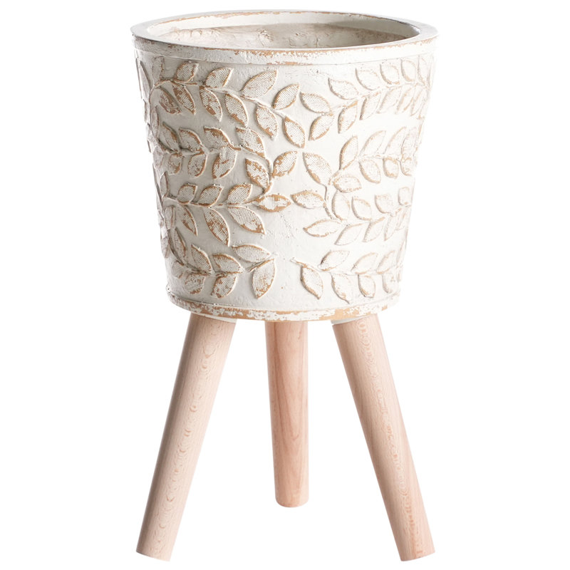 ALIARTOS Handmade Ceramic Elevated Planter