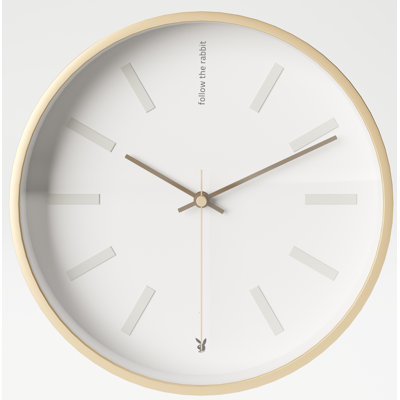 Heather Metal Wall Clock