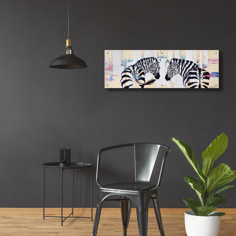 «Zebra Gates» par Robert Campbell, H 16 po x l 48 po