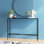 Steel Rectangular Console Table