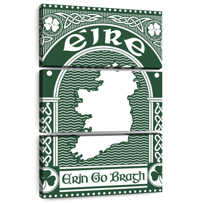 Lelend Celtic Erin Go Bragh, 50" H x 32" W