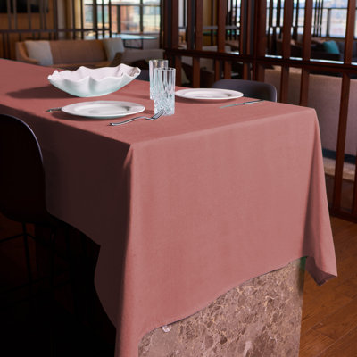 Charleston Woven Cotton Rich Tablecloth 60"x120" In Kankambram