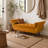 Velvet Upholstered Storage Bench-1372117904