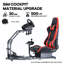 Anman Racing Simulator Cockpit Stand With Racing Seat, Not Include Steering wheel & Wheels & Pedals and Shifter Handbrake