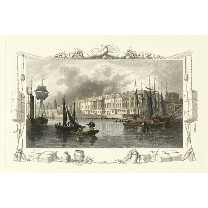 Seaside Vignette I - Wrapped Canvas Art Print, 30cm H x 46cm W x 3.8cm D