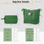 Ensemble de 2 valises avec sacs Valise à roulettes extensible ABS avec serrure TSA 20 pouces + 24 pouces
