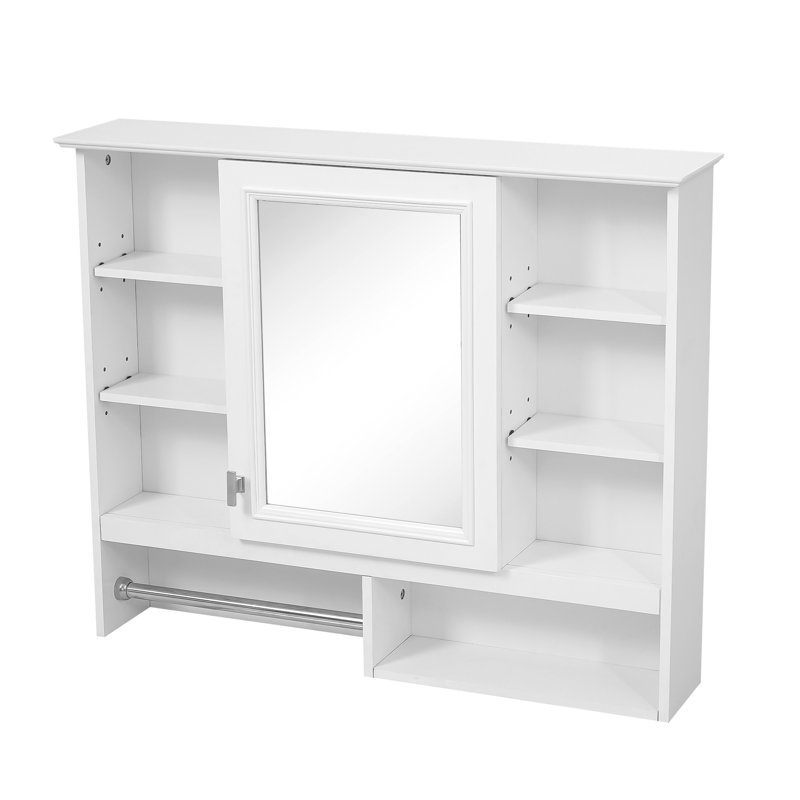 Mirror Cabinet with Adjustable Shelves