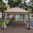 Outdoor Pop Up Gazebo Canopy With Removable Zipper Netting,2-Tier Soft Top Event Tent,Suitable For Patio Backyard Garden Camping Area-111084726