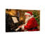 Christmas Santa Playing Piano Christmas Scene
