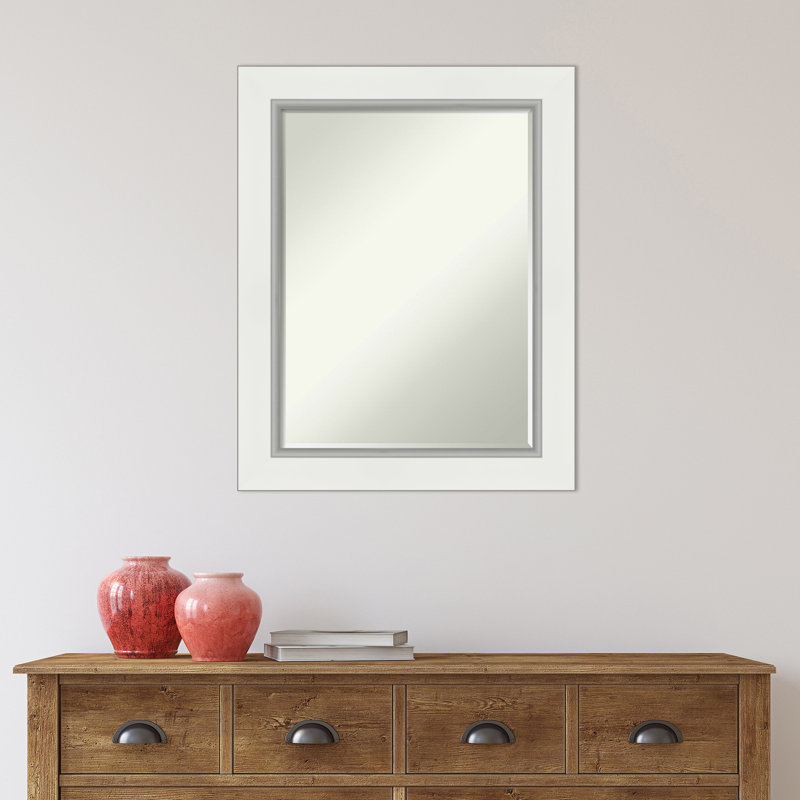 Dystini Wood Flat Wall Mirror, 29.25'' x 23.25''