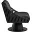 Fauteuil d'appoint pivotant en cuir Quinton-80623754-80623750