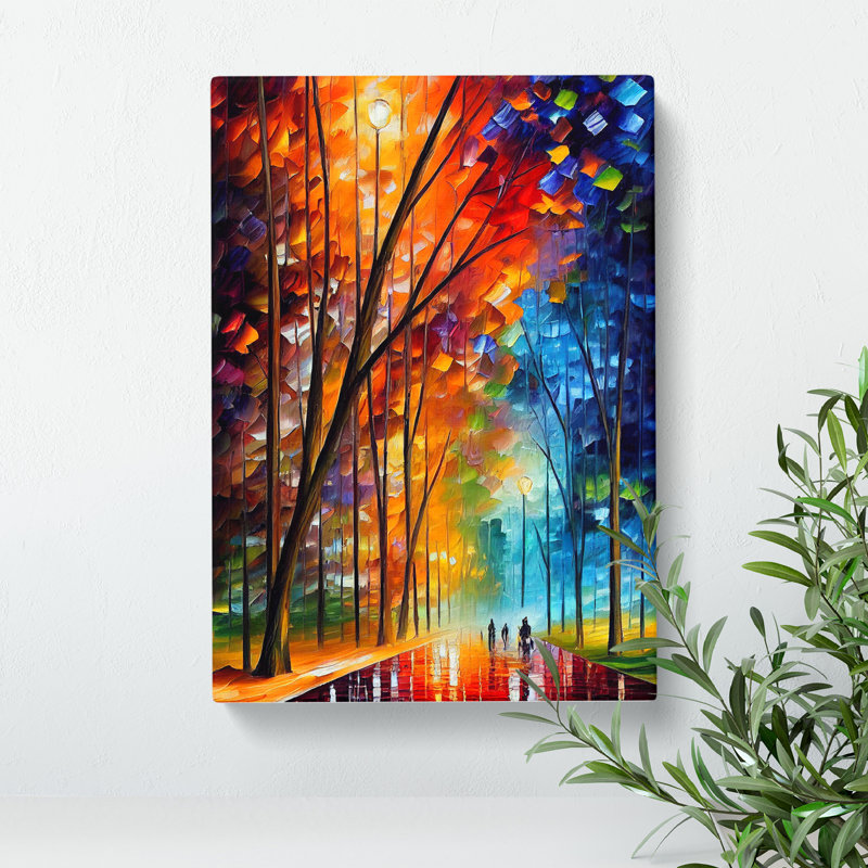 Woodland Forest In Colour No.3 - Wrapped Canvas Print, 50cm H x 35cm W x 3cm D