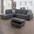 Conred 103.5'' Faux Leather Sofa
