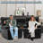 Swivel Rocker Recliners For Small Spaces,rocking Recliner Chair For Nursery,rv Recliners With Overstuffed Arm And Back (set Of 2)-Black-1460268127