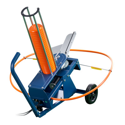 Lanceur de cible en argile, lanceur de pigeon Max 50 argiles, lanceur automatique de sicket et de piège sur roues de 55 verges et plus - avec angle réglable, pédale et poignée de tir pour les sports de tir