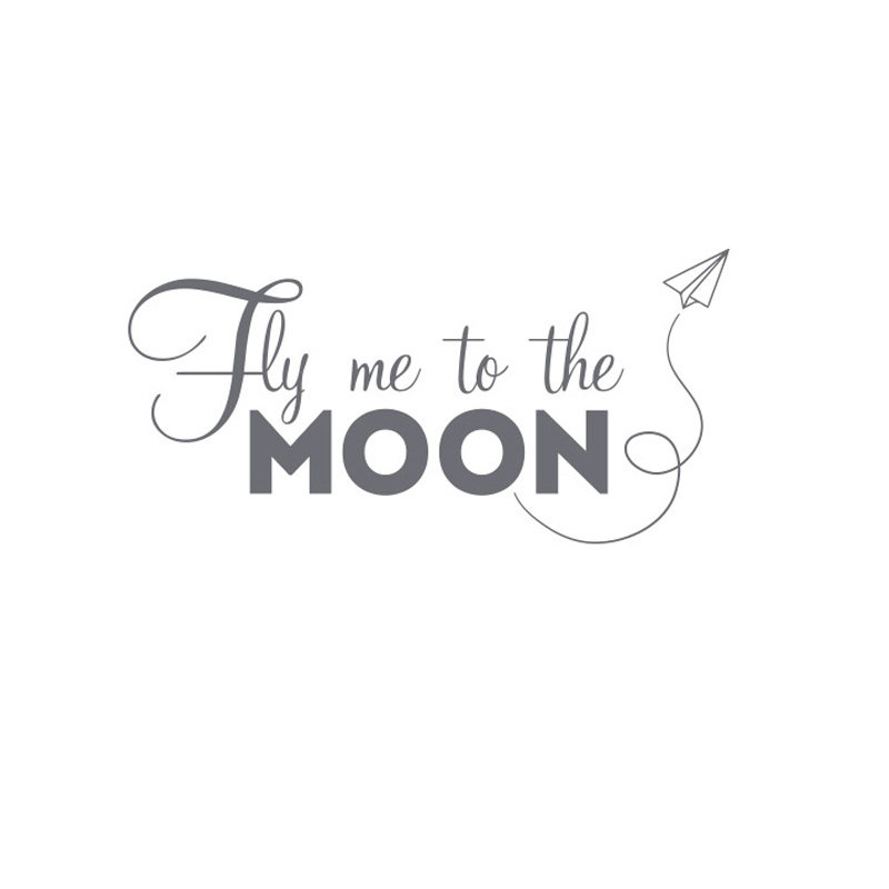 Wall Decal, Grey, Large